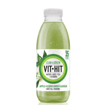VIT-HIT Lean a Green - Apple + Eldelflower - balení 12 ks