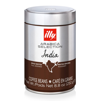 Zrnková káva illy 250 g INDIA