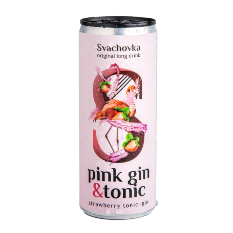 Pink Gin & Tonic 7,2% alk. 0,25 l plech - balení 24 ks