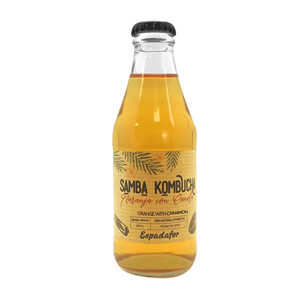 Samba Kombucha Orange With Canela 0,2l